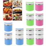 New 1-3 Layer Stainless Steel Insulation Thermo Thermal Lunch Box Food Containe
