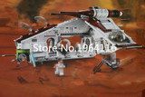 New 05041 Star series The Republic Gunship Model Building Blocks Compatible 75021 classic aircraft Toys for children