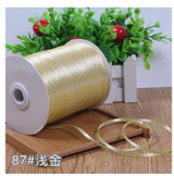 New (10meters/lot) 3mm Satin Ribbons For Craft Sewing Fabric Christmas Wedding Supplies Party Decoration Gift Wrap DIY Handmade