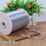 New (10meters/lot) 3mm Satin Ribbons For Craft Sewing Fabric Christmas Wedding Supplies Party Decoration Gift Wrap DIY Handmade