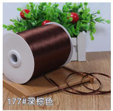 New (10meters/lot) 3mm Satin Ribbons For Craft Sewing Fabric Christmas Wedding Supplies Party Decoration Gift Wrap DIY Handmade