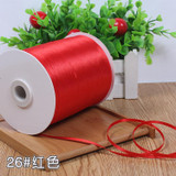 New (10meters/lot) 3mm Satin Ribbons For Craft Sewing Fabric Christmas Wedding Supplies Party Decoration Gift Wrap DIY Handmade