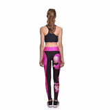 NEW 0010 Sexy Girl Women Alice in Wonderland Cheshire cat 3D Prints High Waist Workout Fitness Leggings Pants