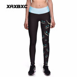 NEW 0014 Sexy Girl Alice in Wonderland Cheshire Cat Toothless Prints High Waist Workout Fitness Women Leggings Pants Plus Size