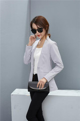 New  Women Blazer Spring Slim Top Elegant Double Breasted Short Design Plus Size Blazer Suit Female Suit & Women Work Wear