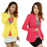 New  Women Blazer Spring Slim Top Elegant Double Breasted Short Design Clothes Blazer Suit Female Suit & Women Work Wear