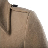 New  Autumn Winter Men's Fashion Casual Single Breasted Long Trench Coat Jacket Pea Coat Overcoat British Style