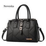 Nevenka Fashion Woman Handbag Top-handle Shoulder Bags PU Leather Evening Frame Spring New Handbags Designer Famous Brand Sac