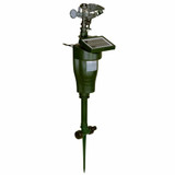 2018 New Arrival Solar Motion Eco-friendly Jet Spray Animal Repeller with Solar Panel Garden Pest Bird Control Repellent #31007
