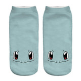 2018 New Arrival Kawaii Harajuku Pokemon Pikachu Socks 3D Printed Cartoon Women's Low Cut Ankle Socks Novelty Casual Socks Meias