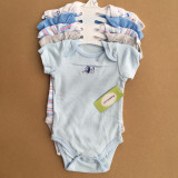 2018 New 5PCS/LOT Baby Clothes Boy Girl Short Sleeve Cotton O-Neck 0-12M Novel Newborn Roupas de bebe Baby Rompers Baby Wear
