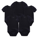 2018 New 5PCS/LOT Baby Clothes Boy Girl Short Sleeve Cotton O-Neck 0-12M Novel Newborn Roupas de bebe Baby Rompers Baby Wear