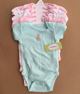 2018 New 5PCS/LOT Baby Clothes Boy Girl Short Sleeve Cotton O-Neck 0-12M Novel Newborn Roupas de bebe Baby Rompers Baby Wear