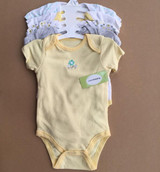 2018 New 5PCS/LOT Baby Clothes Boy Girl Short Sleeve Cotton O-Neck 0-12M Novel Newborn Roupas de bebe Baby Rompers Baby Wear