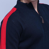 2018 MuLS Brand Half Zipper Sweater Men Quality Spring High Neck Male Pullover Thick Cotton Turtleneck Jumper Autumn Men Sweater