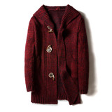 2018 Men Autumn Winter Casual Cardigan Sweater Loose Fit Knitting Sweaters 5Xl Plus Size