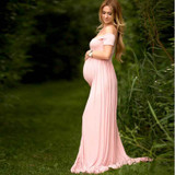 2018 maternity photography props maxi Maternity gown Lace Maternity Dress Fancy shooting photo summer pregnant dress Plus size