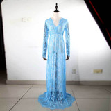 2018 maternity photography props maxi Maternity gown Lace Maternity Dress Fancy shooting photo summer pregnant dress Large size