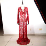 2018 maternity photography props maxi Maternity gown Lace Maternity Dress Fancy shooting photo summer pregnant dress Large size