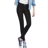 2018 LEIJIJEANS Spring Plus Size 3 Solid Colors Mid Waist Full Length Office Lady Style Skinny Pencil Stretch Well Women Jeans