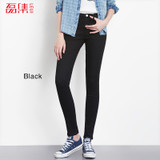 2018 LEIJIJEANS Spring Plus Size 3 Solid Colors Mid Waist Full Length Office Lady Style Skinny Pencil Stretch Well Women Jeans