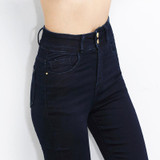2018 LEIJIJEANS NEW Arrival Stretch Well 3 Colors Plus Size High Waist Full Length For Four Seasons Women Skinny Pencil Jeans