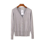 2018 Korean loose short sweater thin section spring and autumn long-sleeved women's cardigan 18314