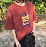 2018 Korean cartoon printing T-shirt spring