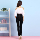 2018 Jeans Womens High Waist Black Vintage Denim Long Pencil Pants Plus Size 6XL Woman Jeans Camisa Feminina Lady Fat Trousers