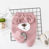 2018 Hot warm plus newborn pants winter cotton Baby girl boy pants kids clothing pants cotton cute cartoon trousers baby pants