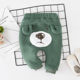 2018 Hot warm plus newborn pants winter cotton Baby girl boy pants kids clothing pants cotton cute cartoon trousers baby pants