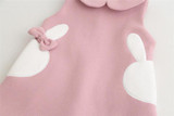 Baby Christmas Clothes cute bunny embroidery vest dress children dress winter toddler baby girls vestido 2-6Y Christmas Costume