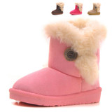 Baby Children's Shoes Boots Winter Plush Warm Snow Boots Baby Girls Boys 4colors Snow Boots Shoes