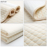 Baby Changing Pads &amp; Covers Organic Colored Cotton Waterproof Layer Baby Changing Mat Changing Urine Pad Bed Sheets for Newborn