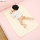 Baby Changing Pads &amp; Covers Organic Colored Cotton Waterproof Layer Baby Changing Mat Changing Urine Pad Bed Sheets for Newborn