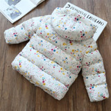 Baby Casual Clothes Baby Hooded Snow wear Girl's Cotton Fashion Clothes Chirdren Winter Warm New Baby Clothing Clothes for girl