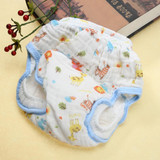 Baby Cartoon Printed Learning Pants Baby Washable Diapers Wash Gauze Soft Suit For Baby Cute Anti-side Leakage Cloth Diaper