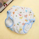 Baby Cartoon Printed Learning Pants Baby Washable Diapers Wash Gauze Soft Suit For Baby Cute Anti-side Leakage Cloth Diaper