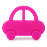 Baby Cartoon Car Shape Teethers Kids Silicone Teether Toys Baby Dental Care Cute Mini Car Teether Help Teething Growth Toy