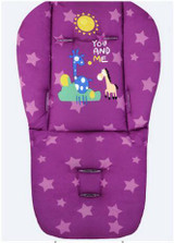 Baby Carriage Pad,Cartoon Stroller Cushion for Baby Child Prams and Pushchairs Mat Padding Liner Cart Seat Mattress Stroller Pad