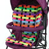 Baby Carriage Pad,Cartoon Stroller Cushion for Baby Child Prams and Pushchairs Mat Padding Liner Cart Seat Mattress Stroller Pad