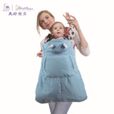 Baby Carrier Cloak Windproof Waterproof Universal Baby Carrier Cover Soft Infant Blanket Hooded Cloak 0-36 Months