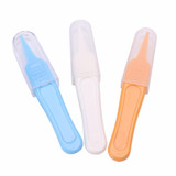 Baby Care Ear Nose Navel Cleaning Tweezers Safety Forceps Plastic Cleaner Clip