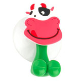 Baby Care Cute Cartoon Animal Shape Holder Sucker Suction Hooks Set Hanging Baby Toothbrush Holder Towels Etc