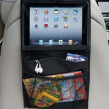 Baby Car Seat IPAD Hanging Bag Baby Children Outdoor Travel Accessories Black Nylon PVC IPAD Accessory Toy Food Storage Bag Gift