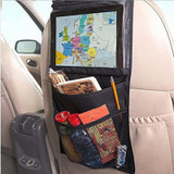 Baby Car Seat IPAD Hanging Bag Baby Children Outdoor Travel Accessories Black Nylon PVC IPAD Accessory Toy Food Storage Bag Gift