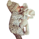 Baby Boys Romper Girls Jumpsuit Kids Clothing Cute Newborn Cartoon Baby Body Suit Cotton Long Sleeve Clothes DS40
