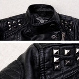 Baby Boys Leather Jacket Kids Girls And Coats Spring Kids Leather Jackets Boys Casual Black Solid Children Outerwear 2016 New