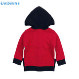 Baby Boys Knitted Sweater Cardigans Newborn Winter Thermal Sweater Jackets Autumn Toddler Girls Knitwear With Hood Button Up