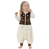 Baby Boys Girls Sleepwear Robes Autumn Children Sleeveless Rompers Flannel Animal Jumpsuits Pajamas One Piece Blanket Sleepers